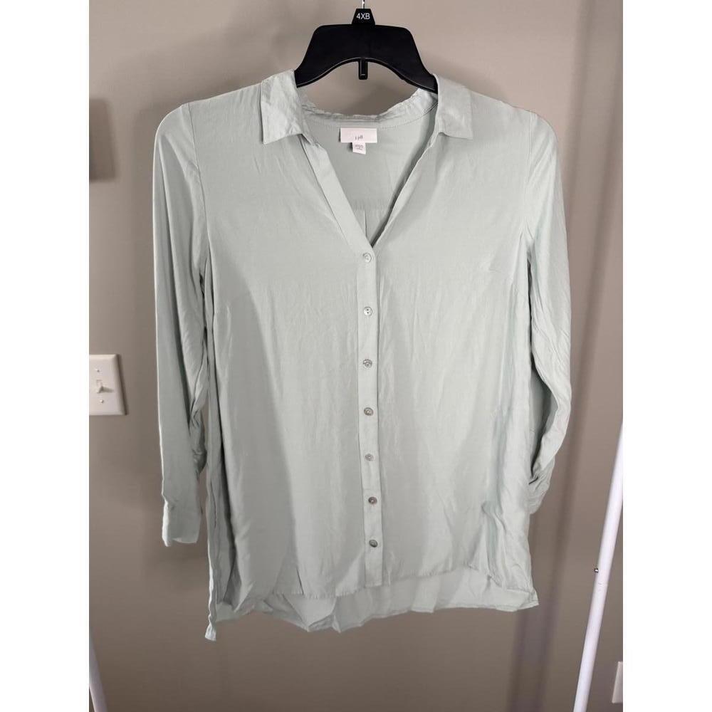 J. Jill long sleeve button up blouse